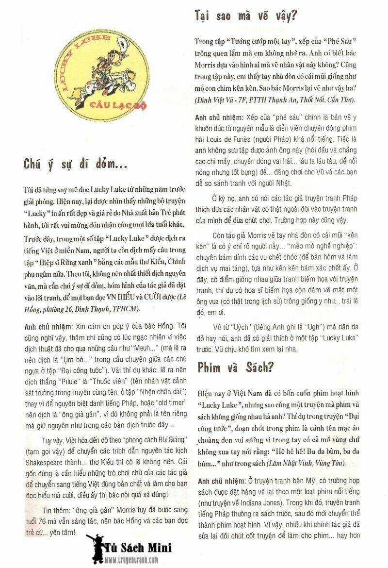 Lucky Luke - Chapter 72 - Trang 47