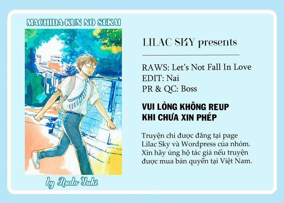 Machida-Kun No Sekai - Chapter 19 - Trang 1