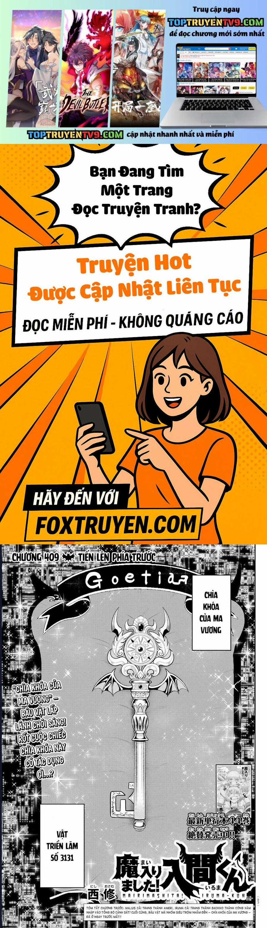 Mairimashita! Iruma-Kun - Chapter 409 - Trang 1