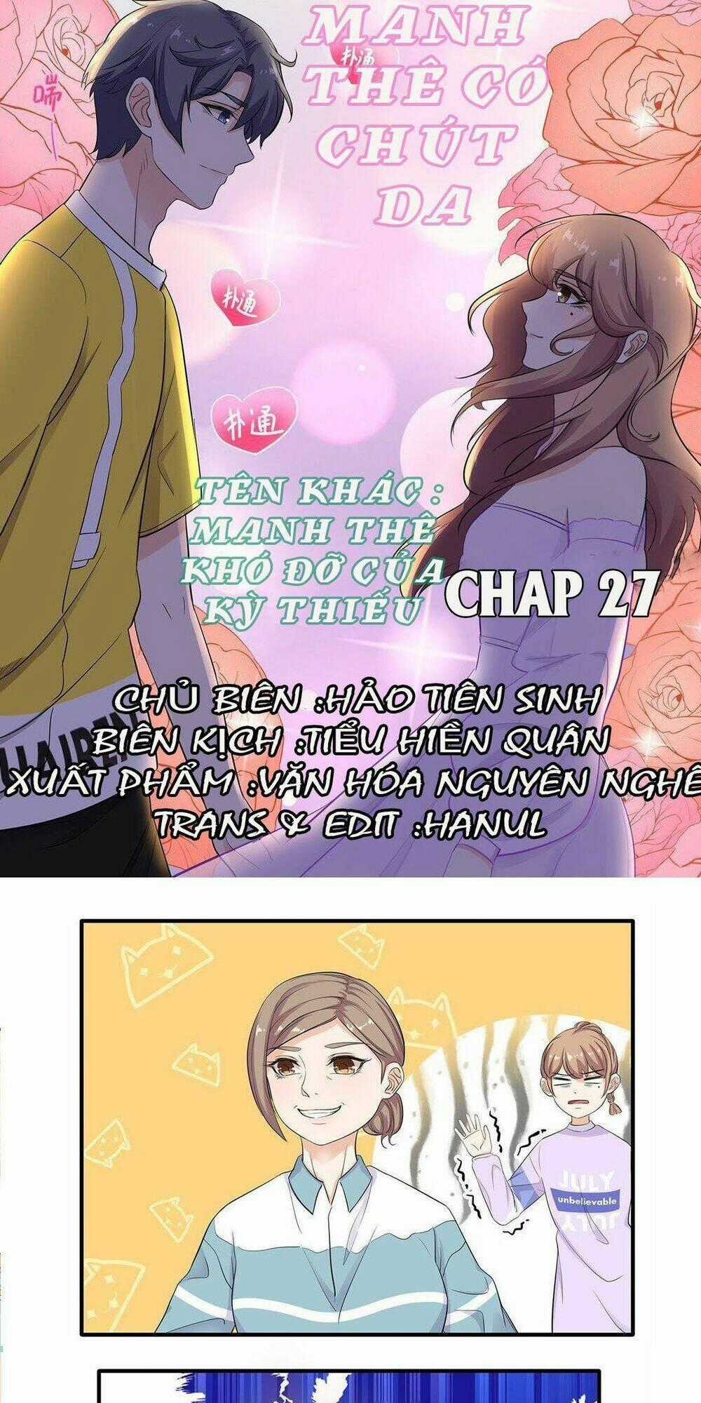 Manh Thê Có Chút Da - Chapter 27 - Trang 1