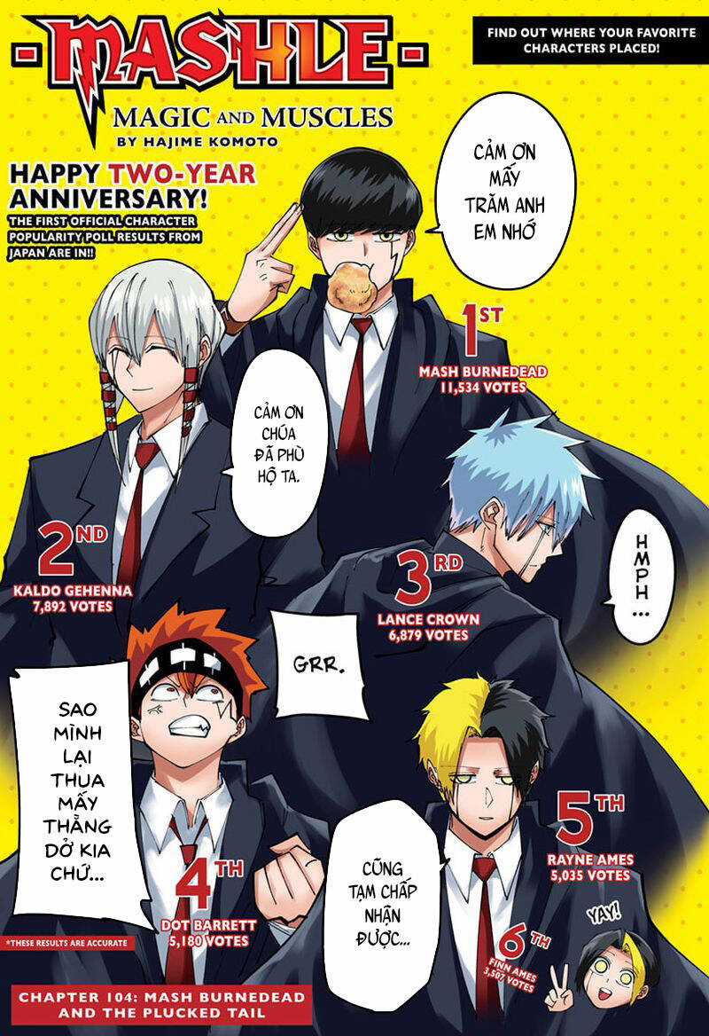 Mashle: Magic And Muscles - Chapter 104 - Trang 3