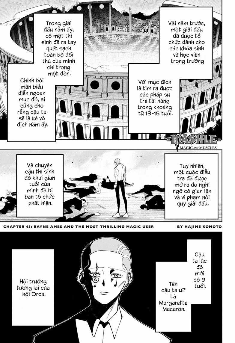 Mashle: Magic And Muscles - Chapter 45 - Trang 3