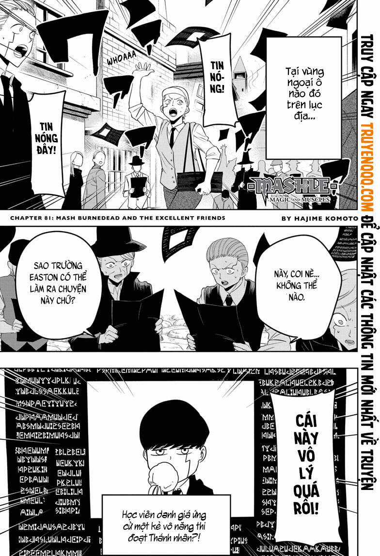 Mashle: Magic And Muscles - Chapter 81 - Trang 3