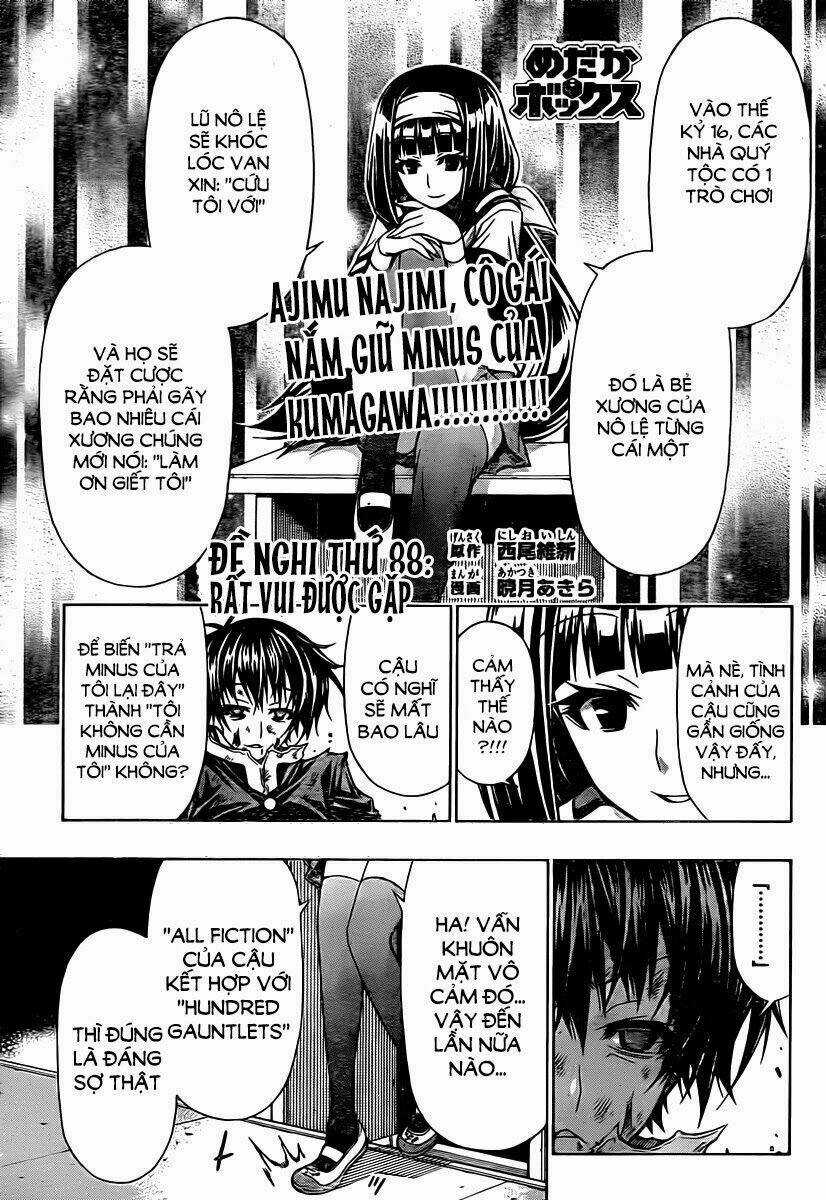 Medaka Box - Chapter 88 - Trang 3
