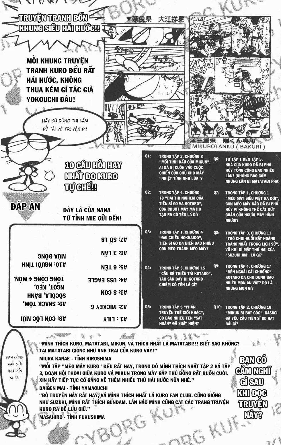 Mèo máy Kuro - Chapter 30.5 - Trang 6