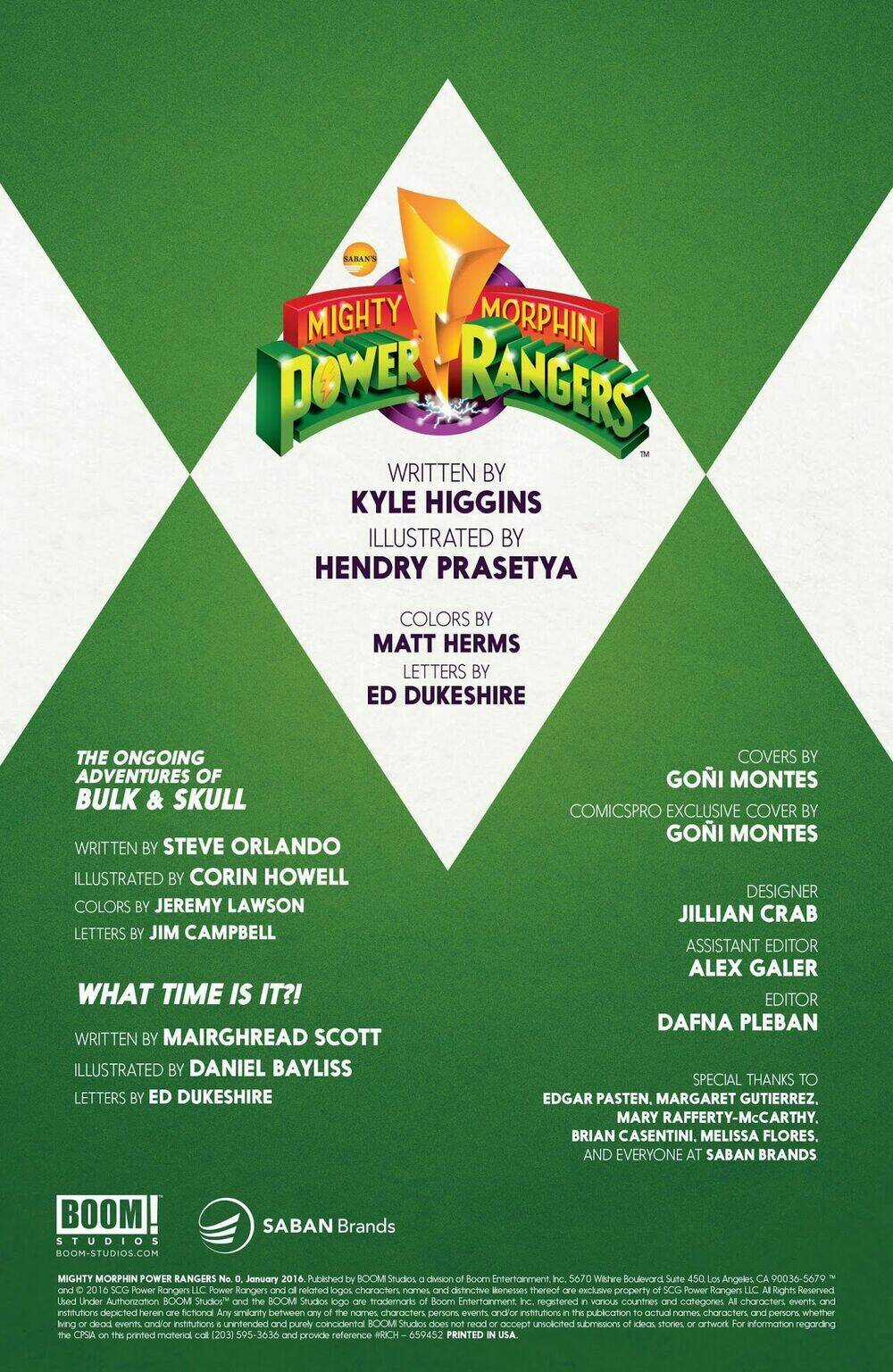 Mighty Morphin Power Rangers - Chapter 0 - Trang 2