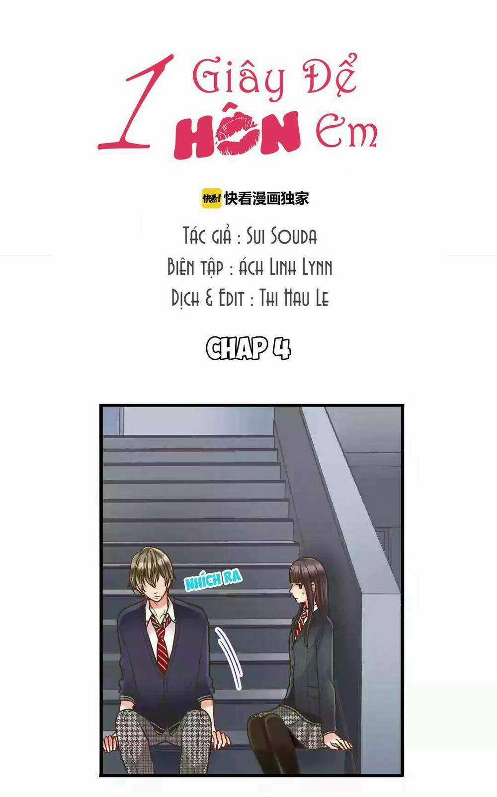 Một Giây Để Hôn Em - Chapter 4 - Trang 1