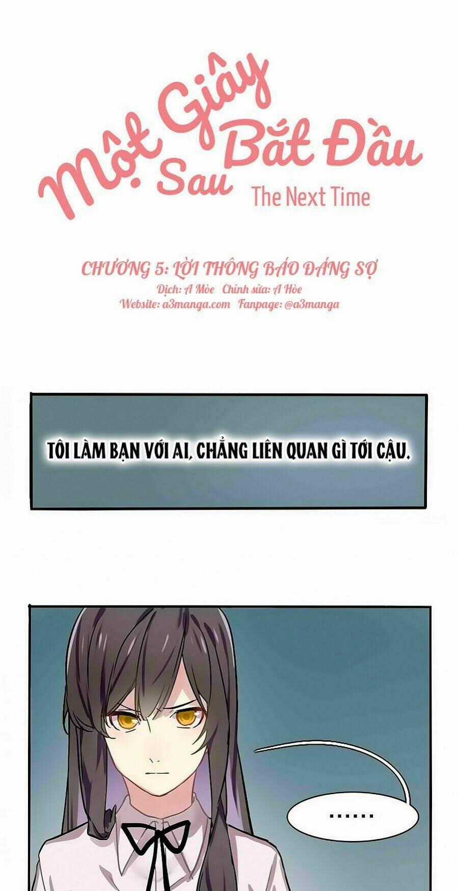 Một Giây Sau Bắt Đầu - Chapter 5 - Trang 1