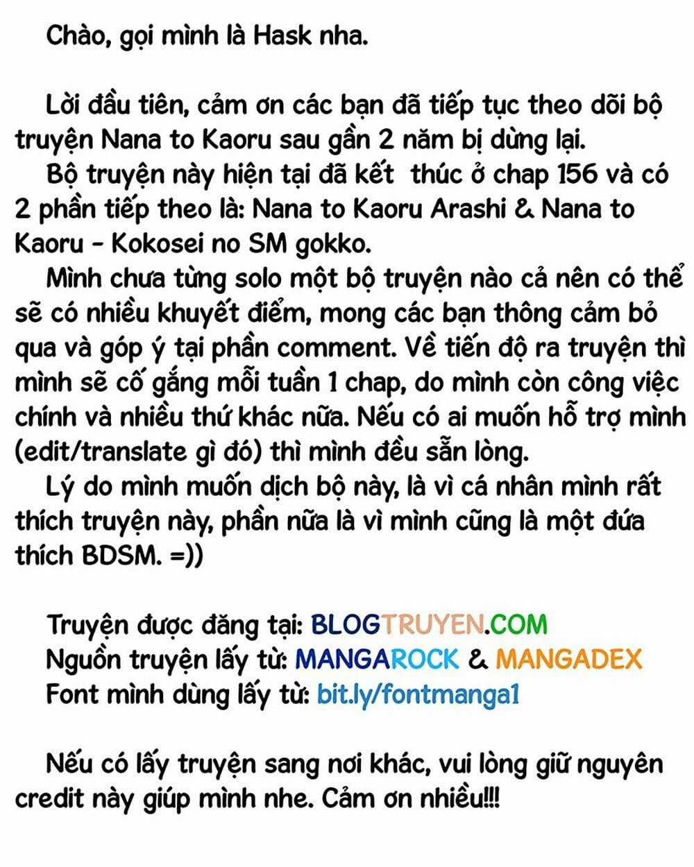 Nana To Kaoru - Chapter 85 - Trang 1