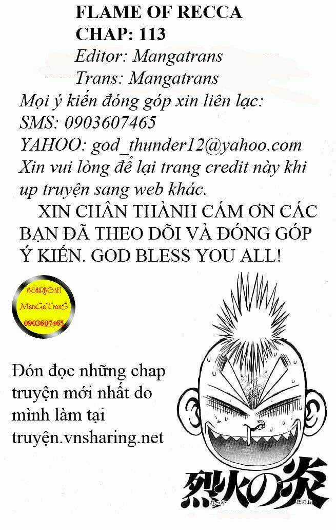 Ngọn Lửa Recca - Chapter 113 - Trang 3