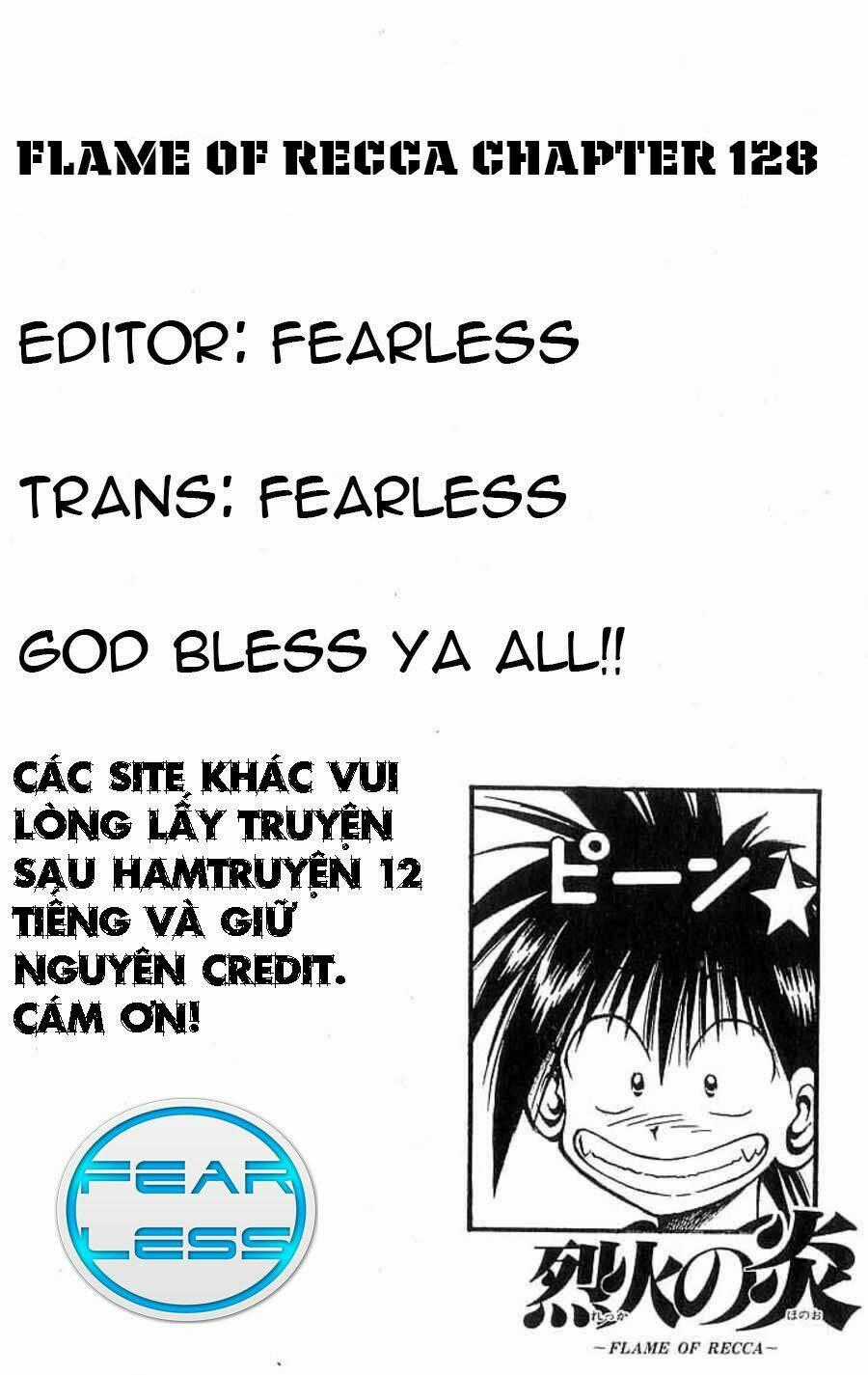 Ngọn Lửa Recca - Chapter 128 - Trang 1