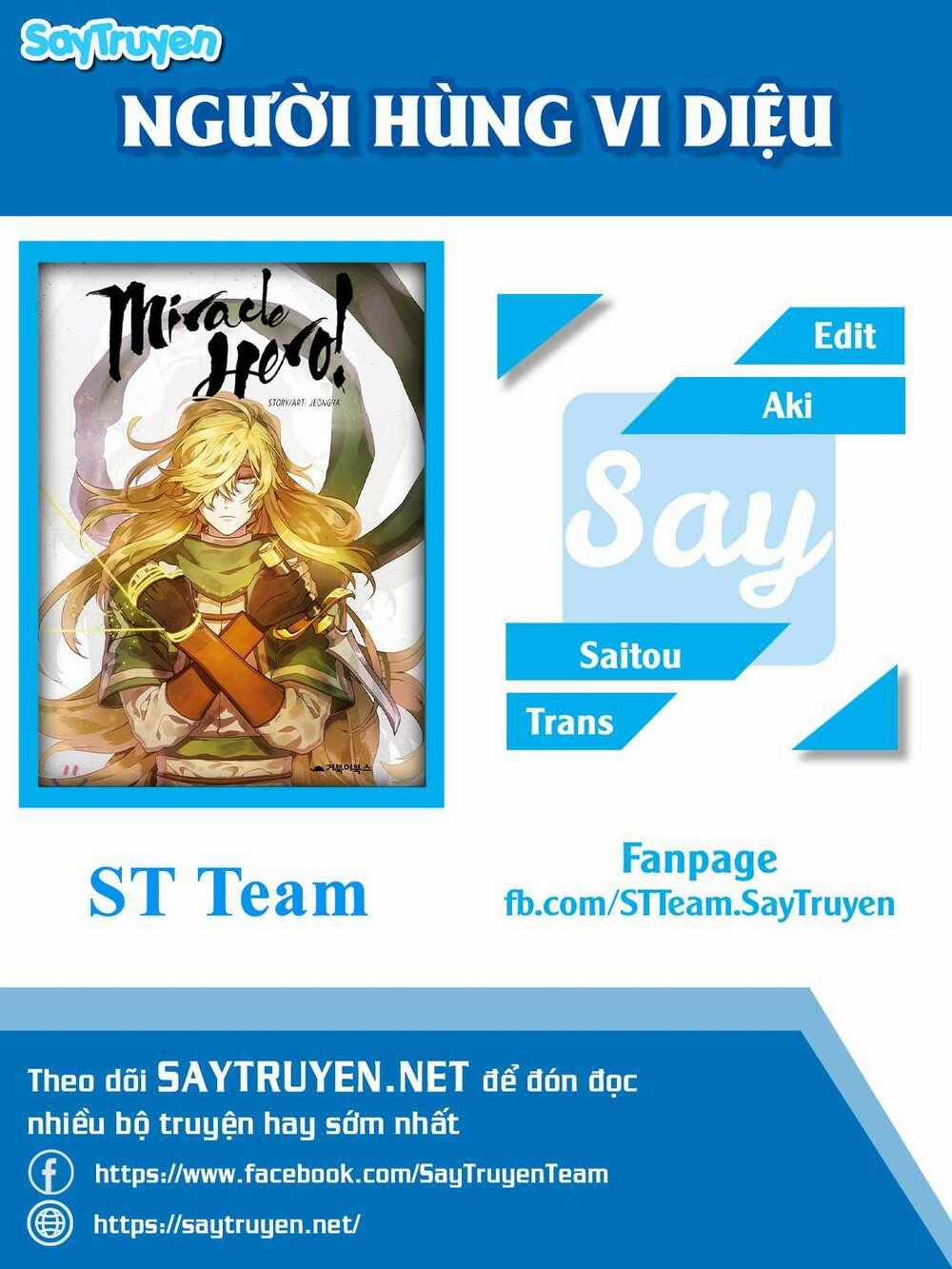 Người Hùng Vi Diệu - Chapter 2 - Trang 1