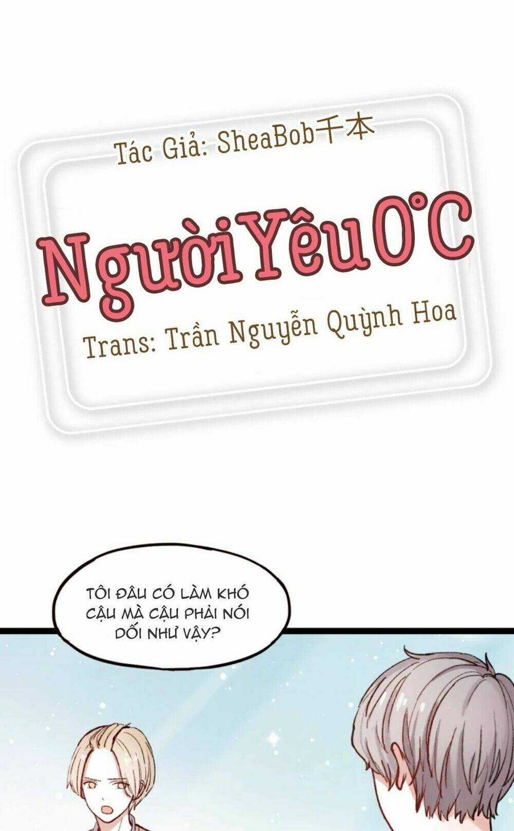 Người Yêu 0 Độ - Chapter 26 - Trang 1