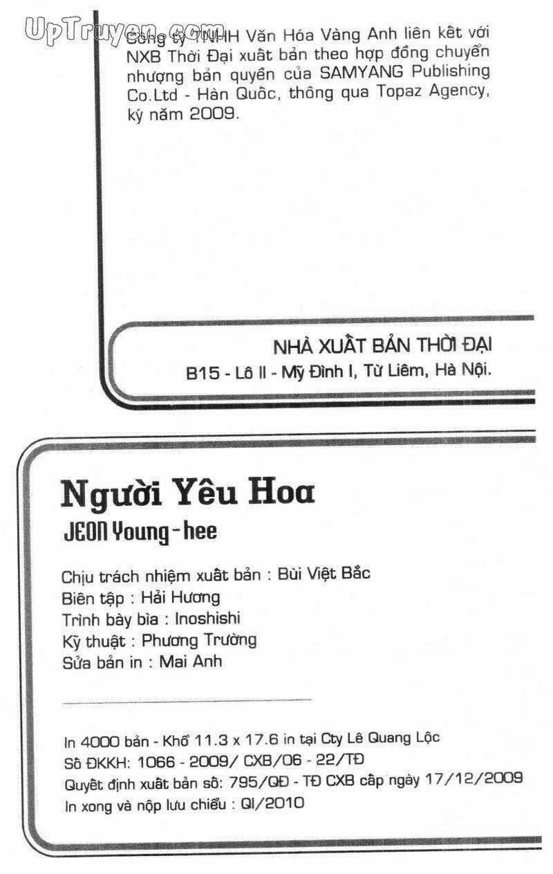 Người Yêu Hoa - Chapter 3 - Trang 2