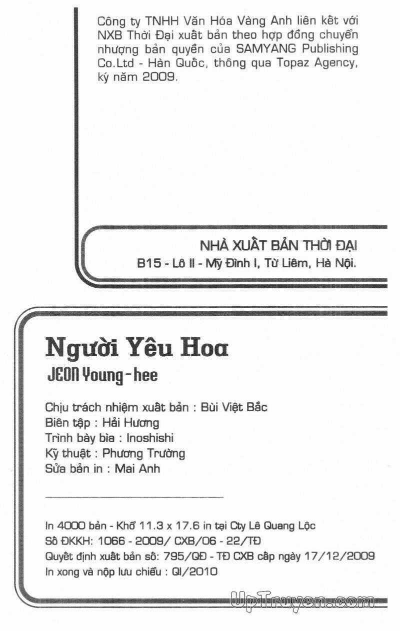 Người Yêu Hoa - Chapter 4 - Trang 2