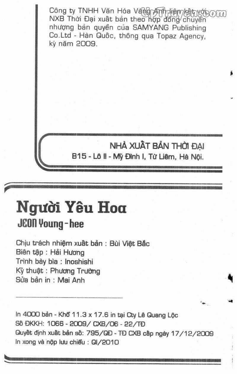Người Yêu Hoa - Chapter 5 - Trang 2