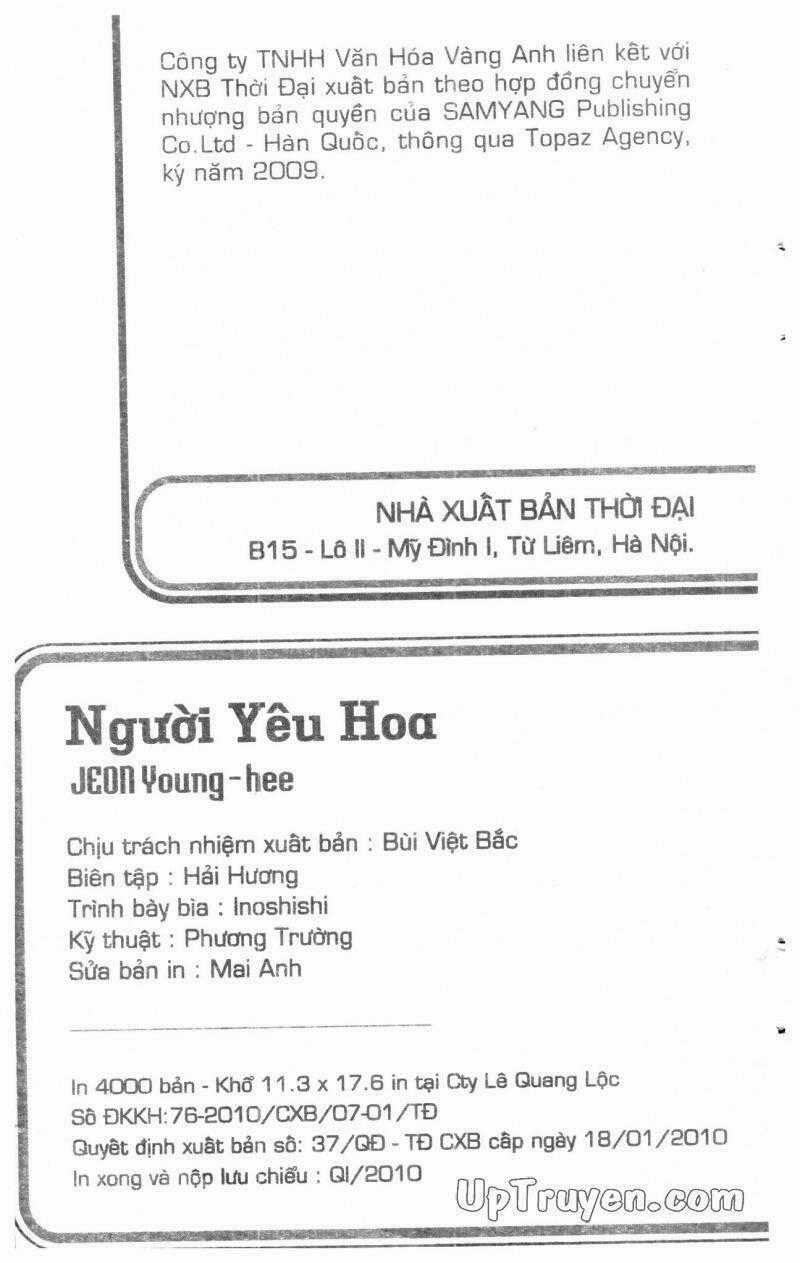 Người Yêu Hoa - Chapter 7 - Trang 2