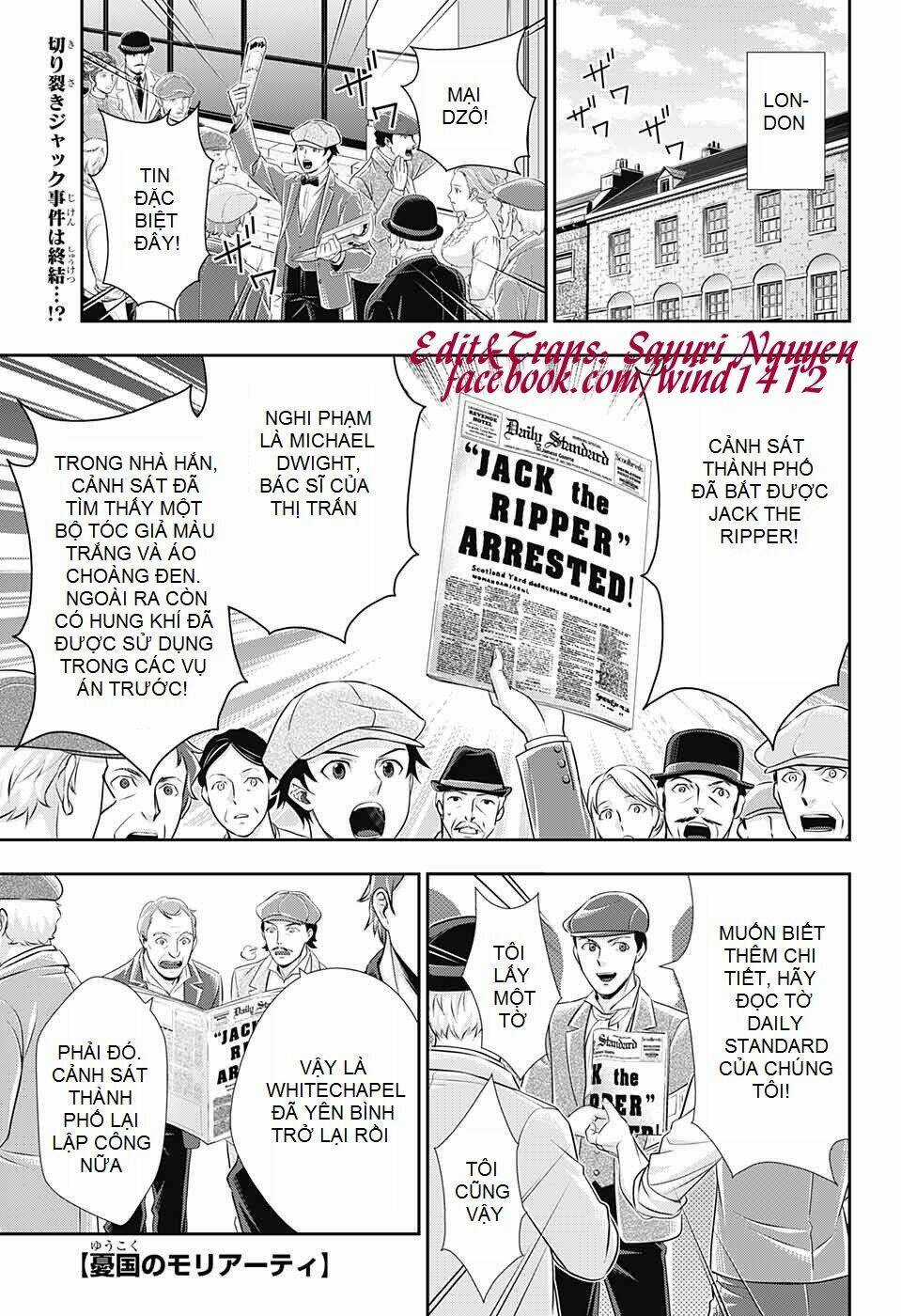 Nhà Ái Quốc Moriarty - Chapter 29 - Trang 1