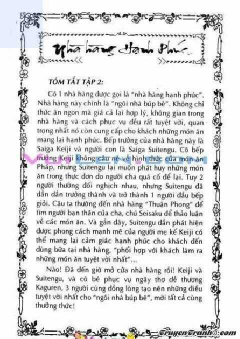 Nhà Hàng Hạnh Phúc - Chapter 3 - Trang 2