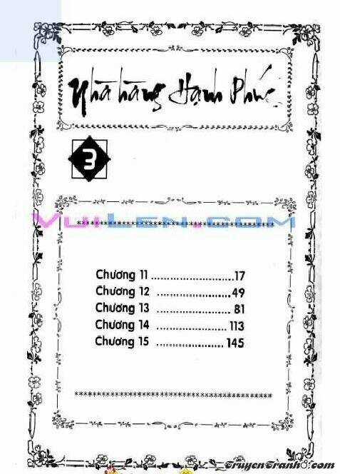 Nhà Hàng Hạnh Phúc - Chapter 3 - Trang 4