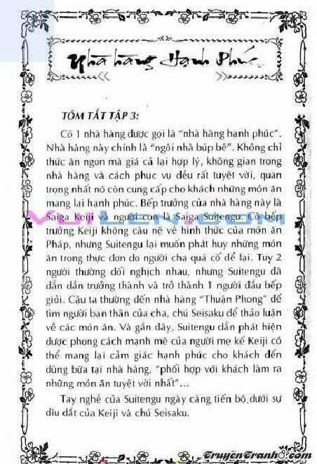 Nhà Hàng Hạnh Phúc - Chapter 4 - Trang 2