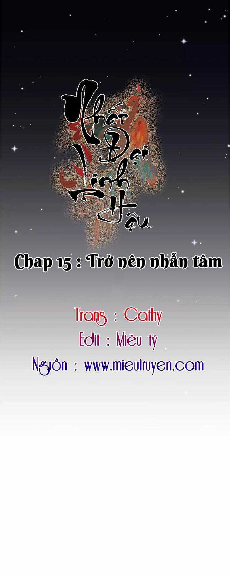 Nhất Đại Linh Hậu - Chapter 15 - Trang 1