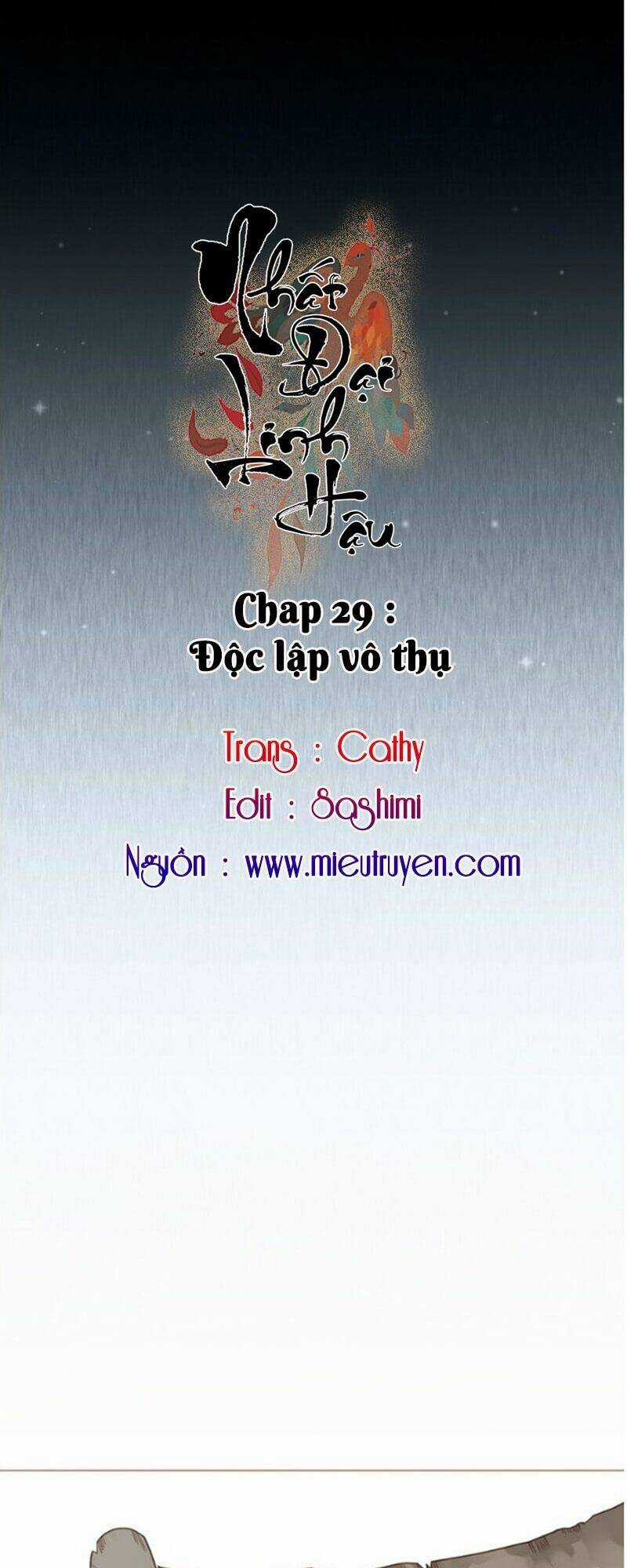 Nhất Đại Linh Hậu - Chapter 29 - Trang 1