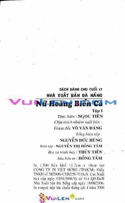 Nữ hoàng biển cả - Chapter 1 - Trang 2
