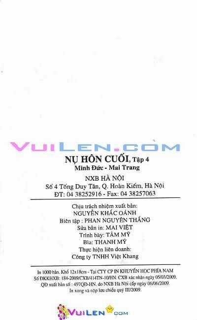 Nụ Hôn Cuối - Chapter 32 - Trang 29