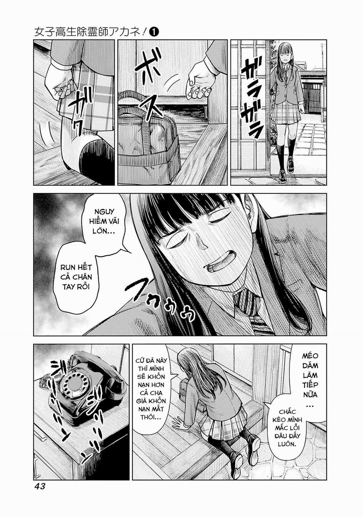 Nữ sinh trừ tà Akane! - Chapter 1 - Trang 40