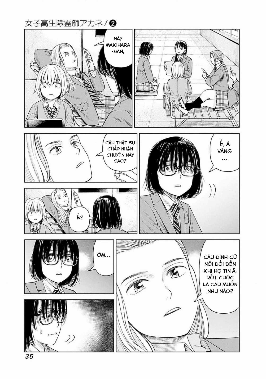 Nữ sinh trừ tà Akane! - Chapter 6 - Trang 33