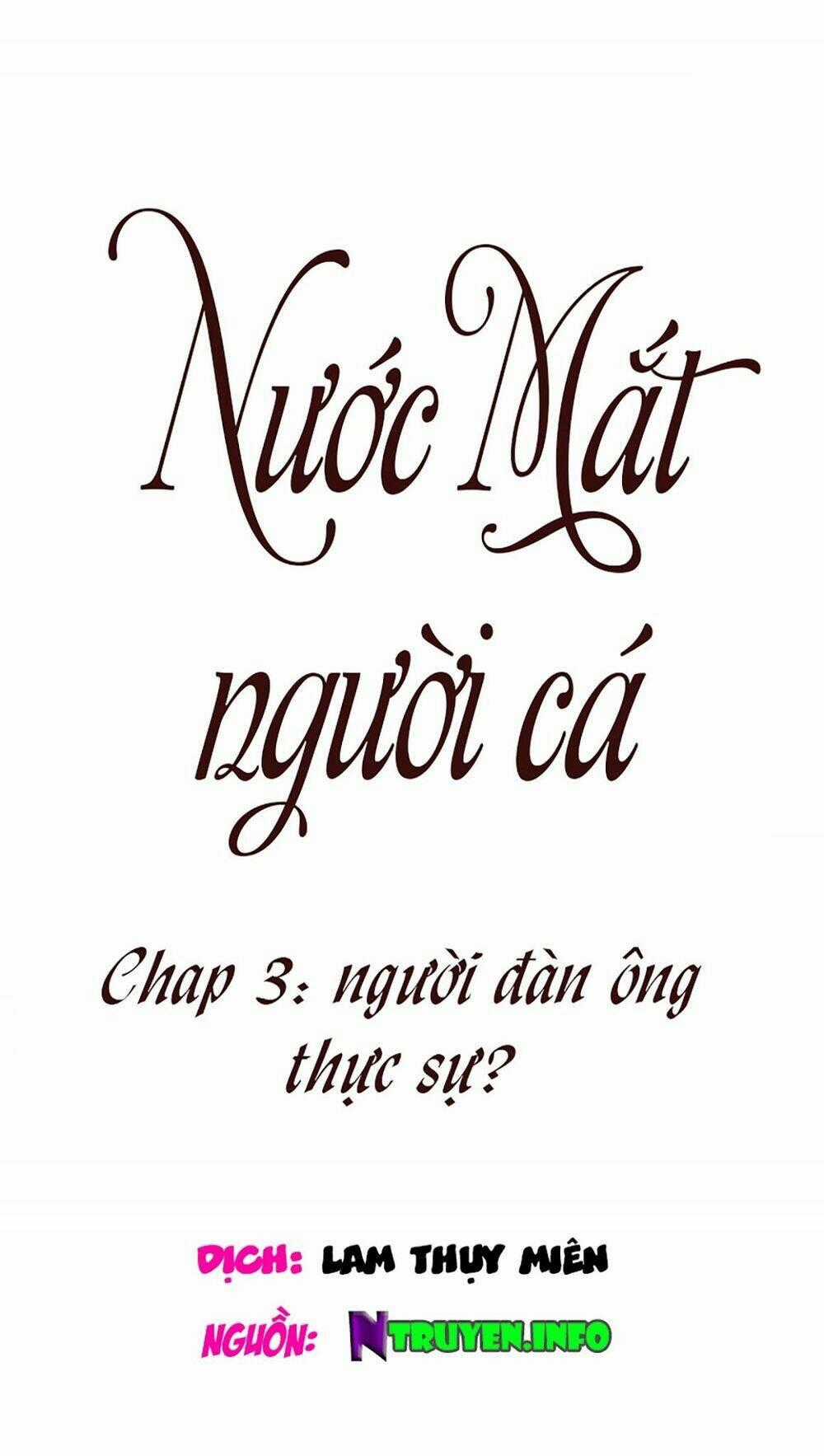 Nước Mắt Người Cá - Chapter 3 - Trang 1