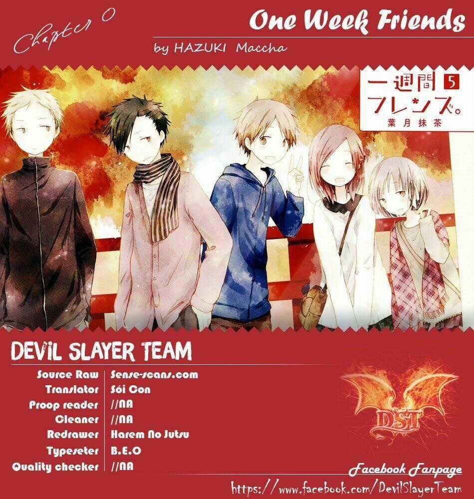 One Week Friends Dst - Chapter 0 - Trang 1