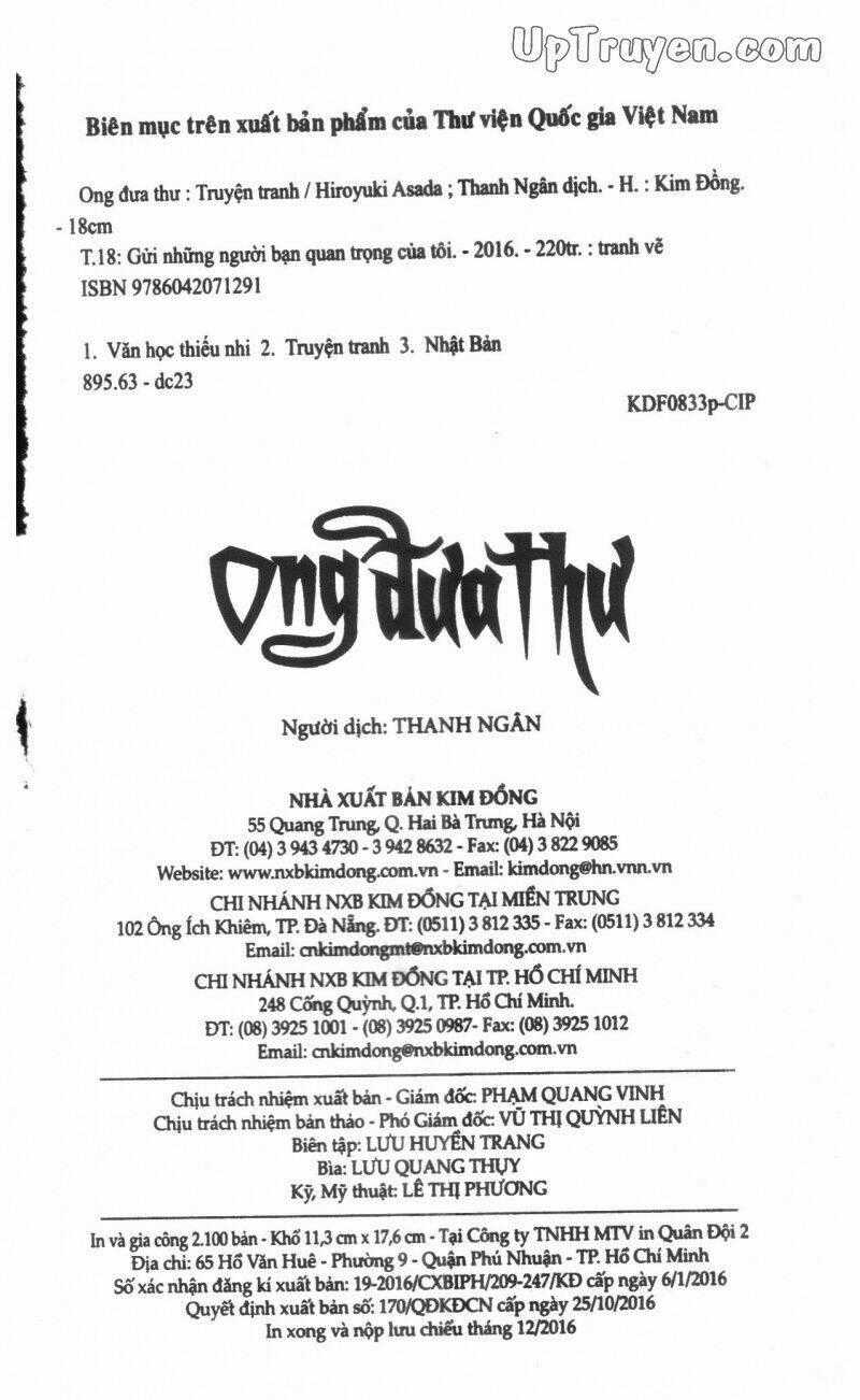 Ong Đưa Thư - Chapter 18 - Trang 220