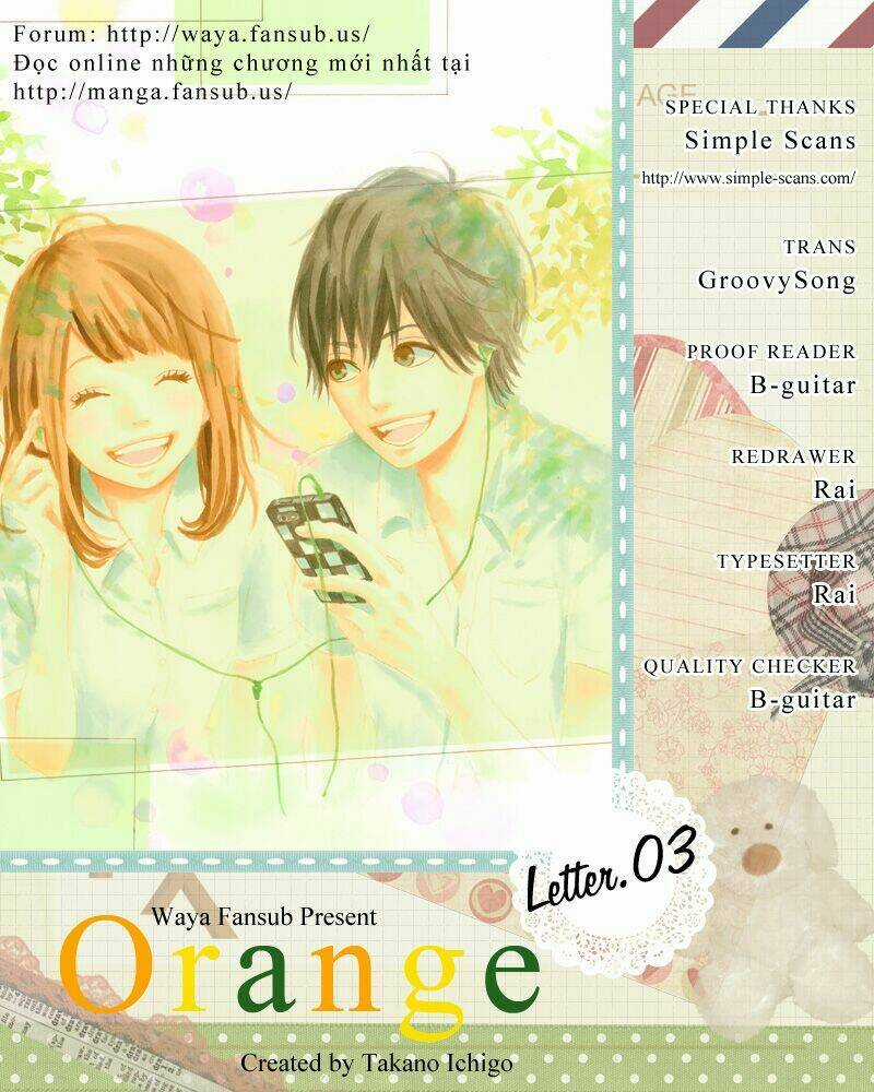 Orange - Chapter 3 - Trang 2