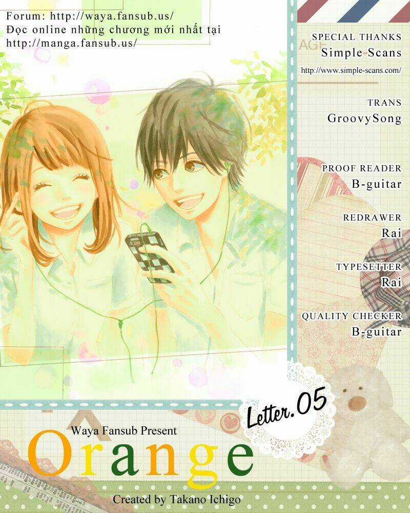 Orange - Chapter 5 - Trang 1