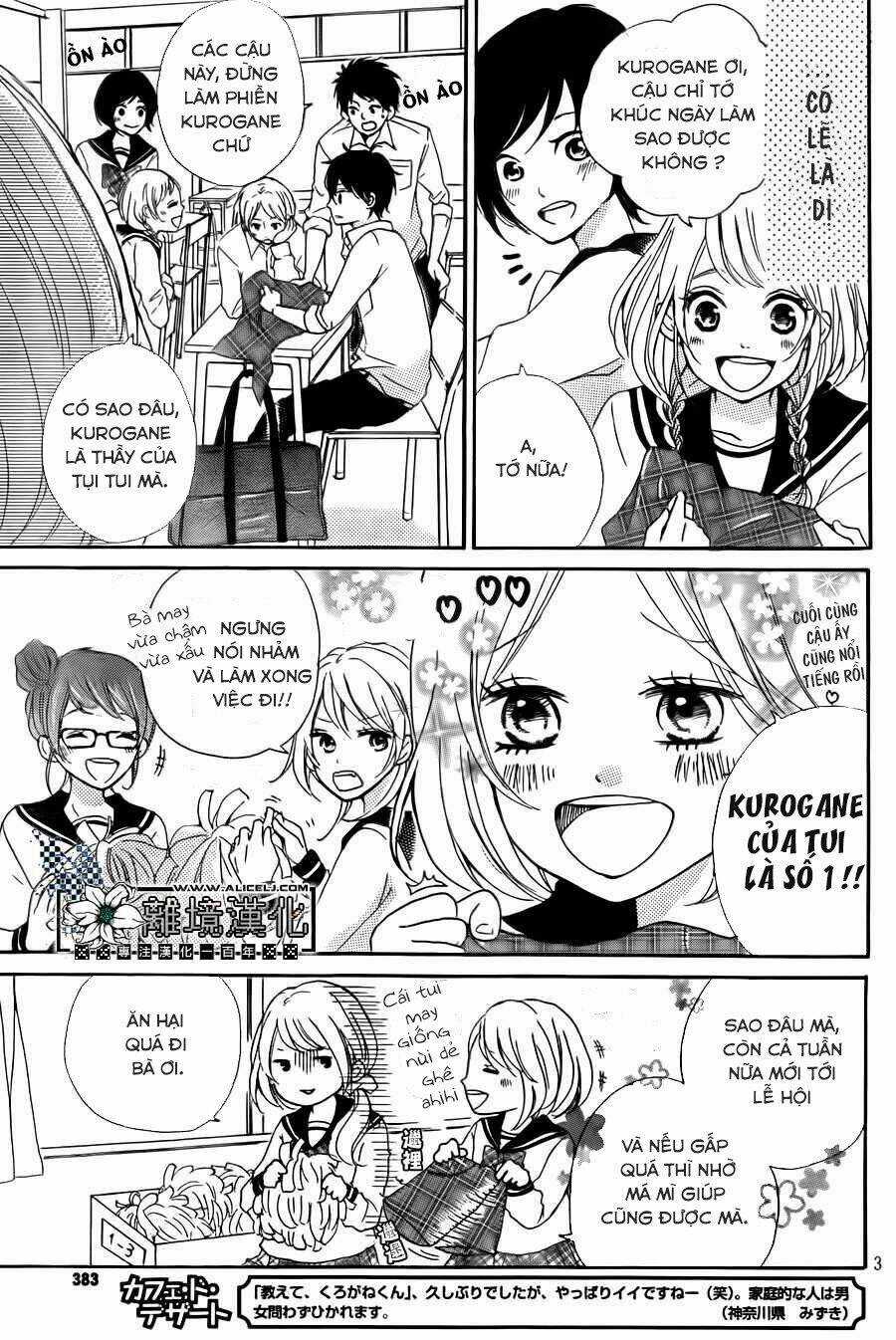 Oshiete, Kurogane-Kun - Chapter 4 - Trang 3