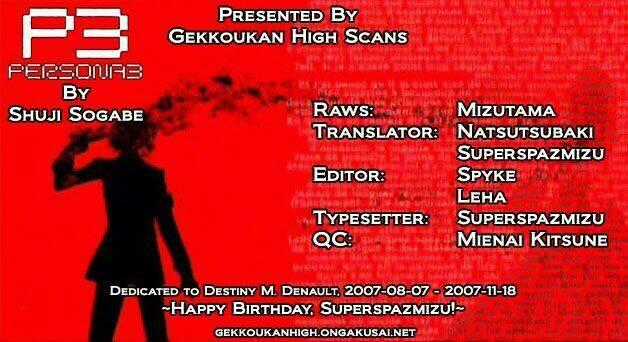 Persona 3 - Chapter 5 - Trang 34