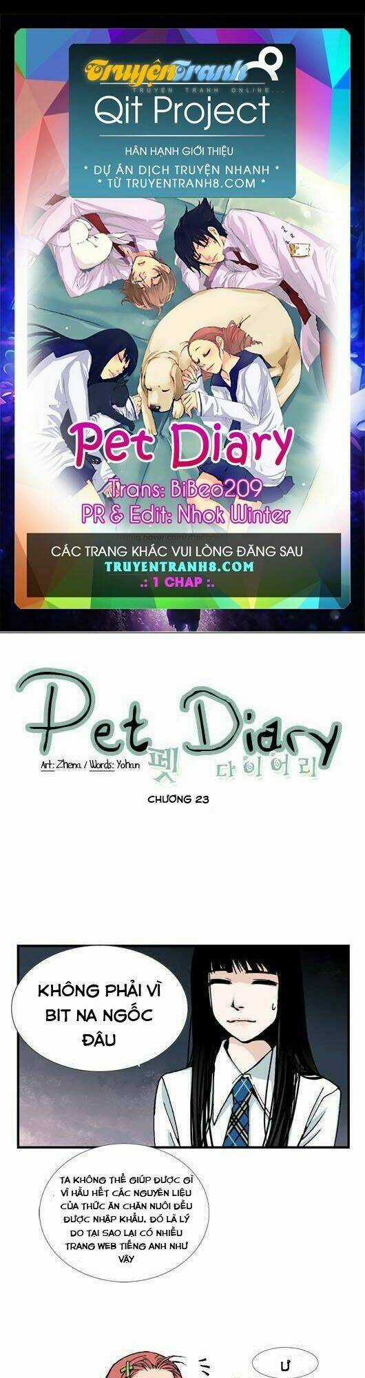 Pet Diary - Chapter 23 - Trang 1