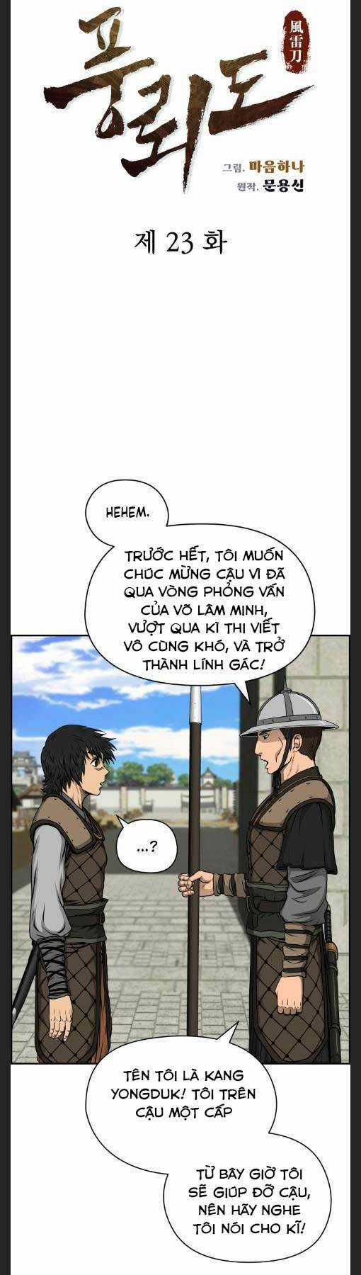 Phong Lôi Kiếm - Chapter 23 - Trang 4