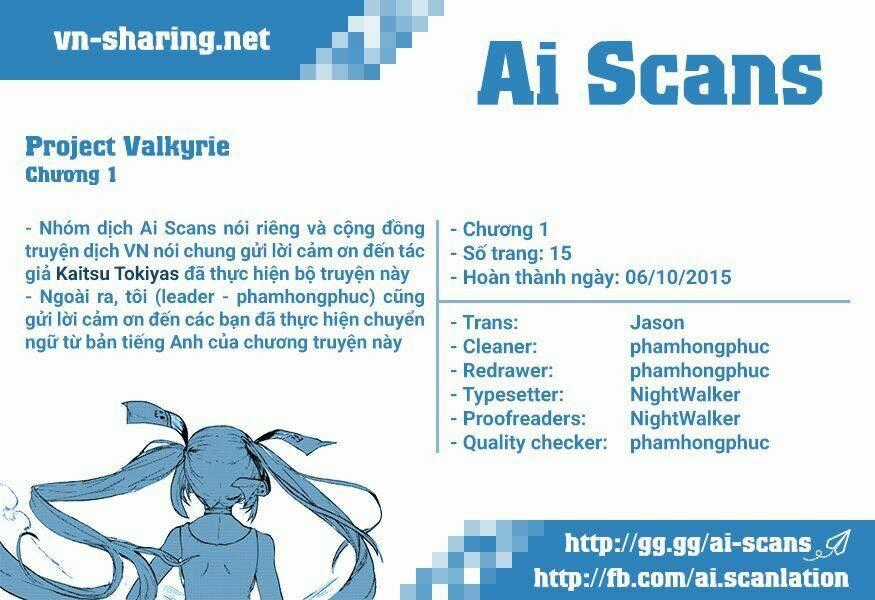 Project Valkyrie - Chapter 1 - Trang 1