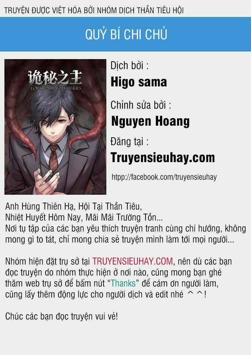 Quỷ Bí Chi Chủ - Chapter 2 - Trang 1