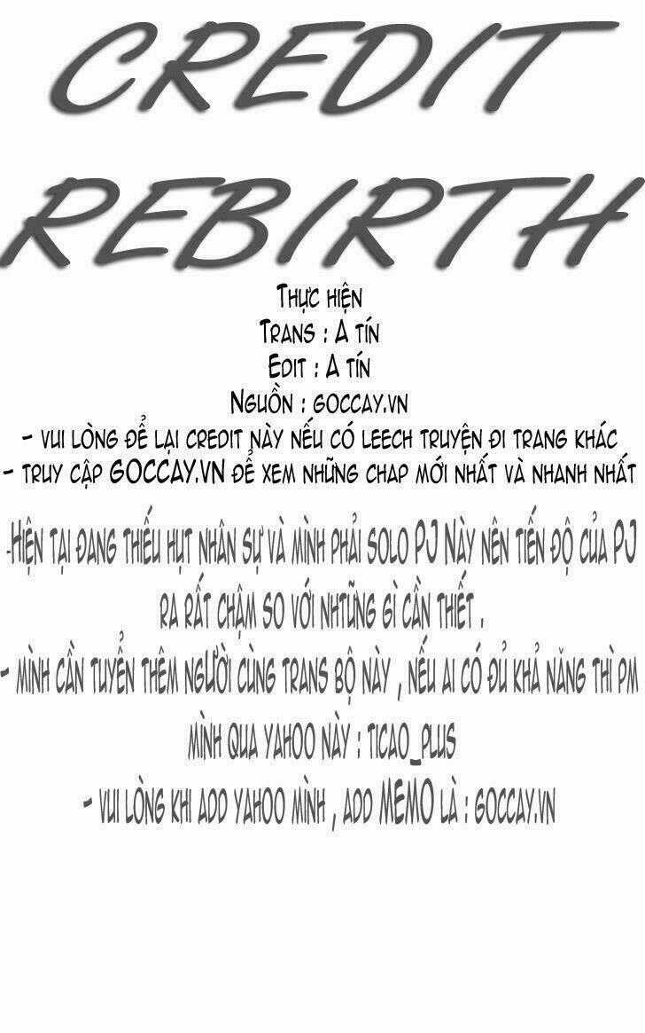 Rebirth - Tái Sinh - Chapter 4 - Trang 1