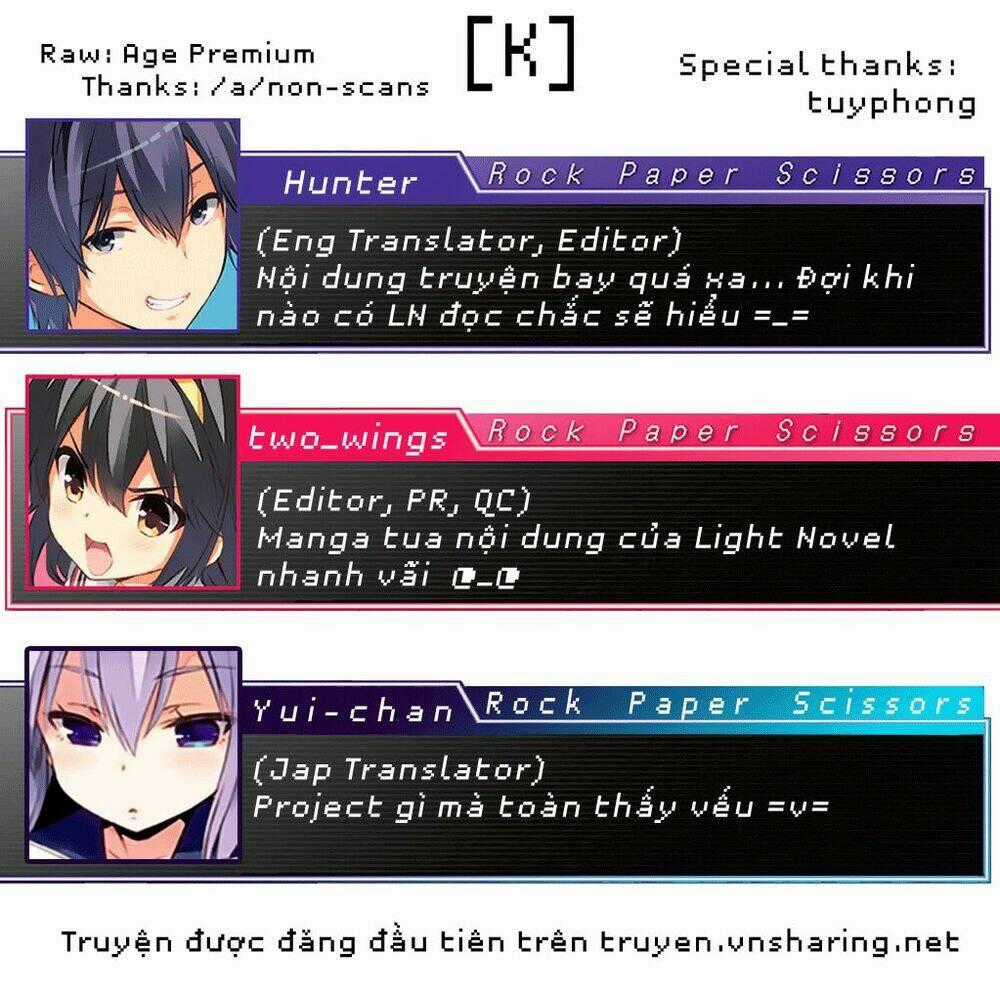 Rock Paper Scissors - Chapter 2 - Trang 1