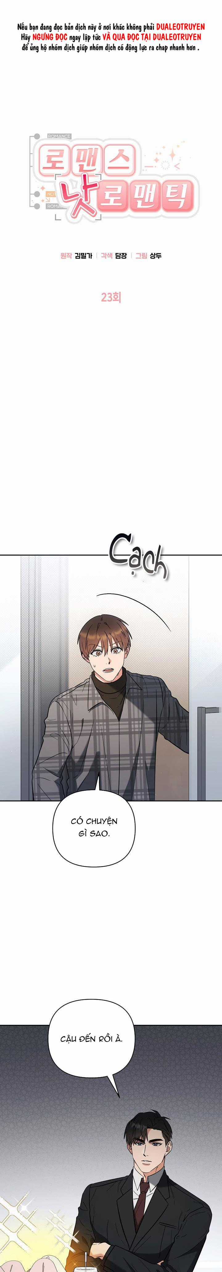 Romance Not Romantic - Chapter 23 - Trang 1