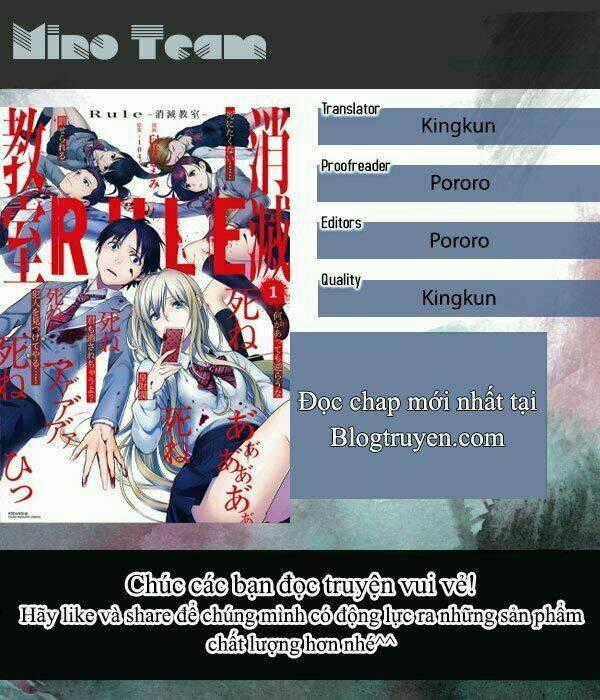 Rule - Annihilation Classroom - Chapter 2 - Trang 2