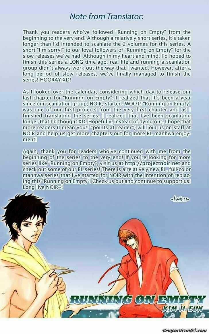 Running On Empty - Chapter 12 - Trang 22