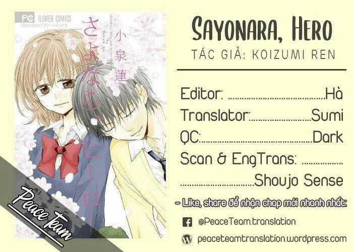 Sayonara, Hero - Chapter 1 - Trang 2