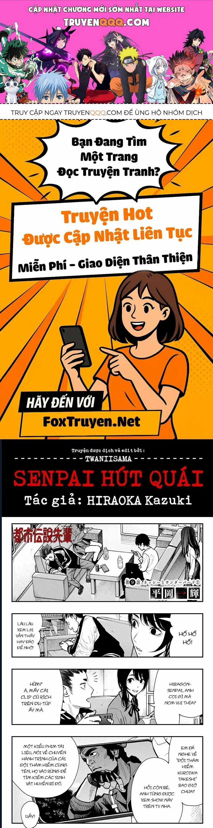 Senpai Hút Quái - Chapter 9 - Trang 1