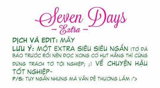 Seven Days - Chapter 13.2 - Trang 1